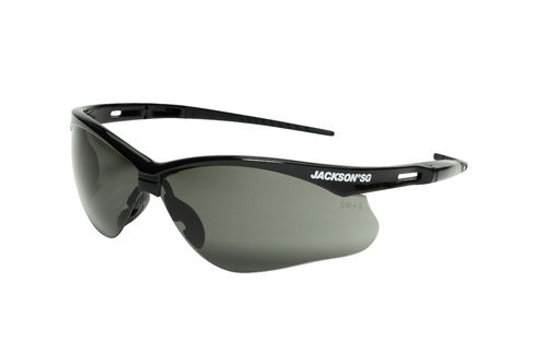Jackson Safety 50007 Jackson SG Safety Glasses - Smoke Mirror Lens - Black Frame - STA-CLEAR&trade; Anti-Fog - Outdoor