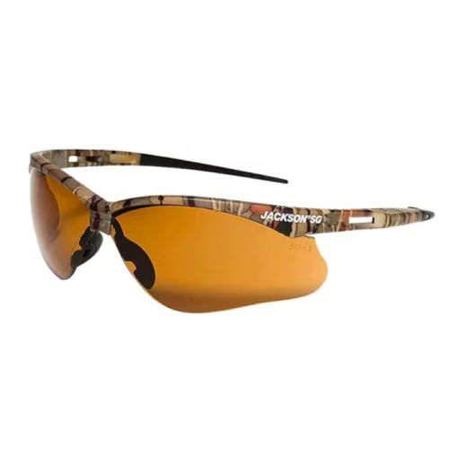 Jackson Safety 50014 Jackson SG Safety Glasses - Bronze Lens - Camo Frame - Hardcoat Anti-Scratch - Indoor/Outdoor