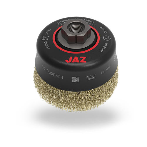 Jaz Surface Experts 73030 3&quot; Crimped Cup Brush.012&quot; Stainless Steel