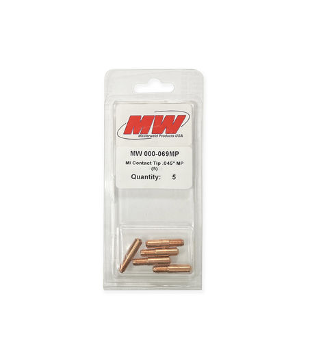 Masterweld Products 000-069MP MI Contact Tip .045&quot; MP (5)